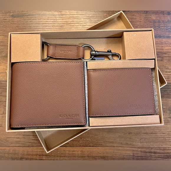 Coach Bags New Coach 3 Wallet And Key Fob Gift Set Poshmark
